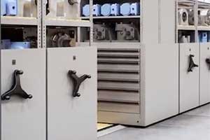 automated storage products such as movable shelving