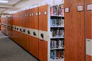 movable shelving products for libraries