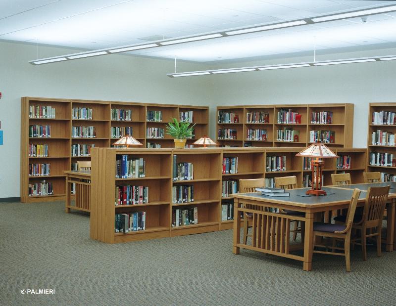 Library Shelving with desk New York New Jersey