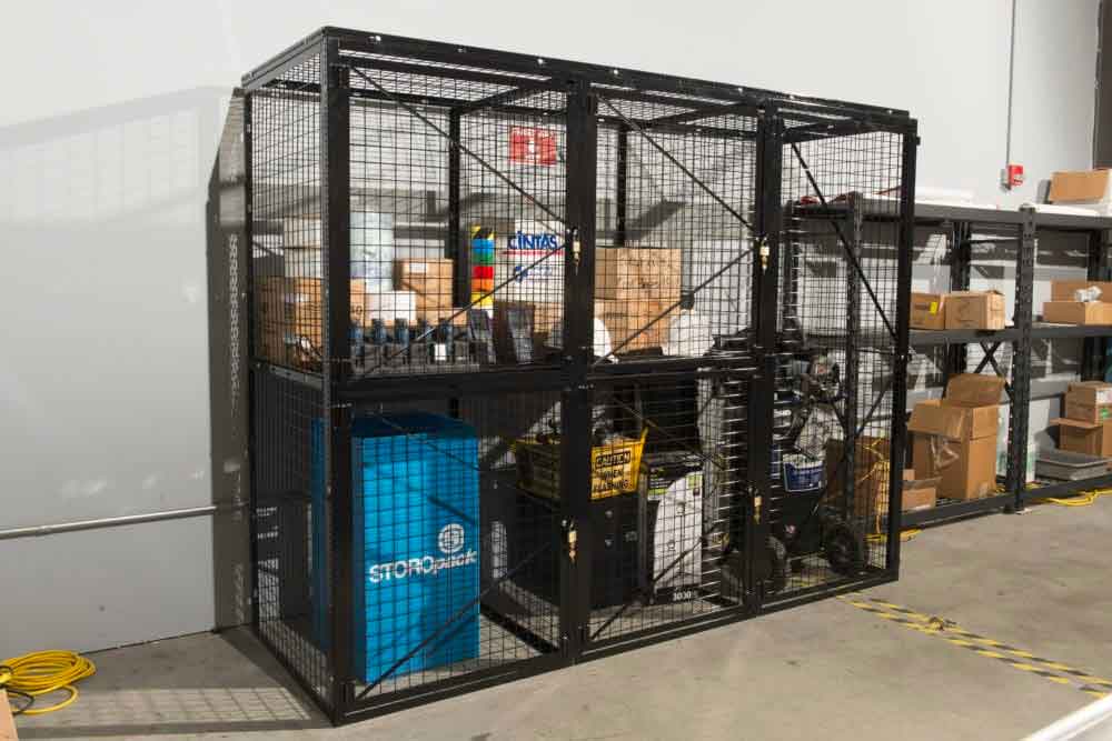 wire lockers for bulky items New York New Jersey