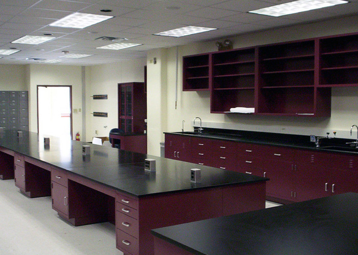Laboratory design, custom cabinetry
