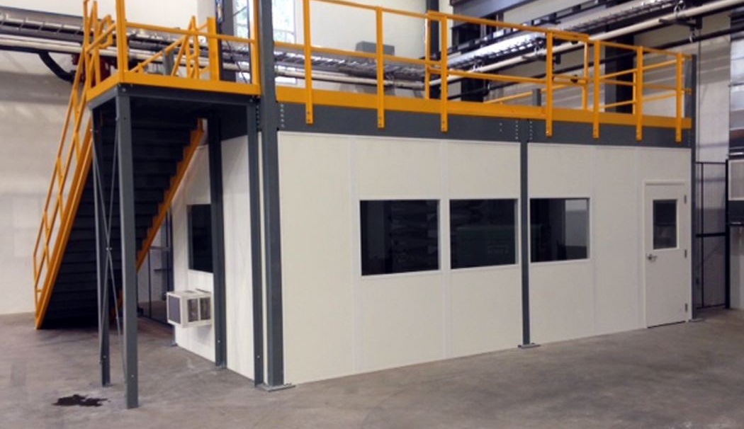 In Plant Modular offices can be used as stand alone spaces or as a part of a mezzanine, either above or below.