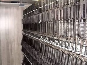 high quantity long gun storage New York New Jersey